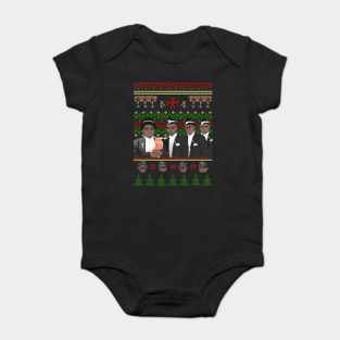 Coffin Dance Xmas Ugly Sweater Baby Bodysuit